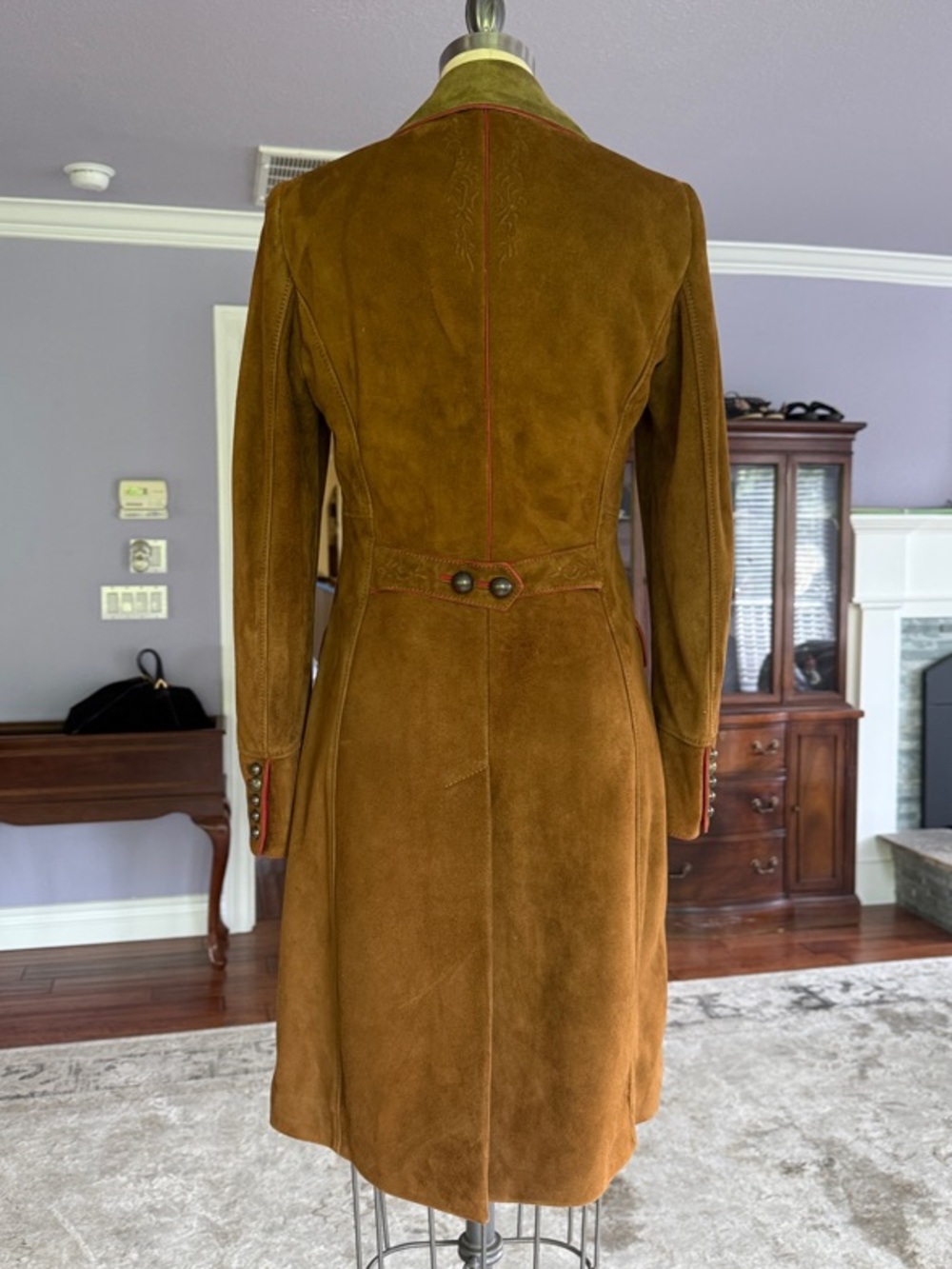 Meindl Gorsuch Bavarian Trachten Gehrock Suede Walking Coat size 36 Oktoberfest - Picture 2 of 15